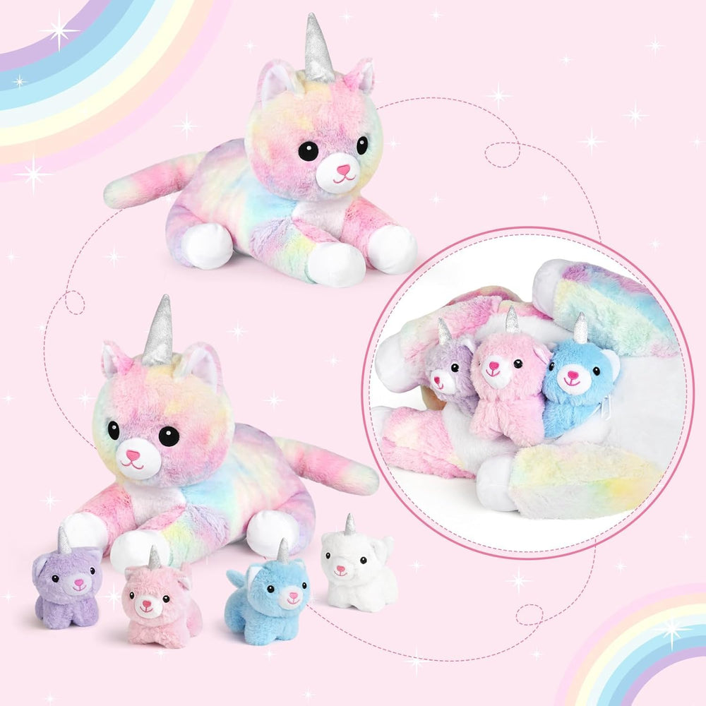 KMUYSL baby kitten plush set highlighting soft fabric and cuddle factor