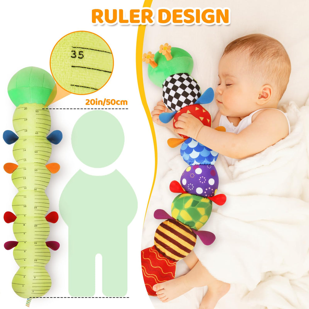 KMUYSL baby toy with built-in rattle to stimulate infant hearing.