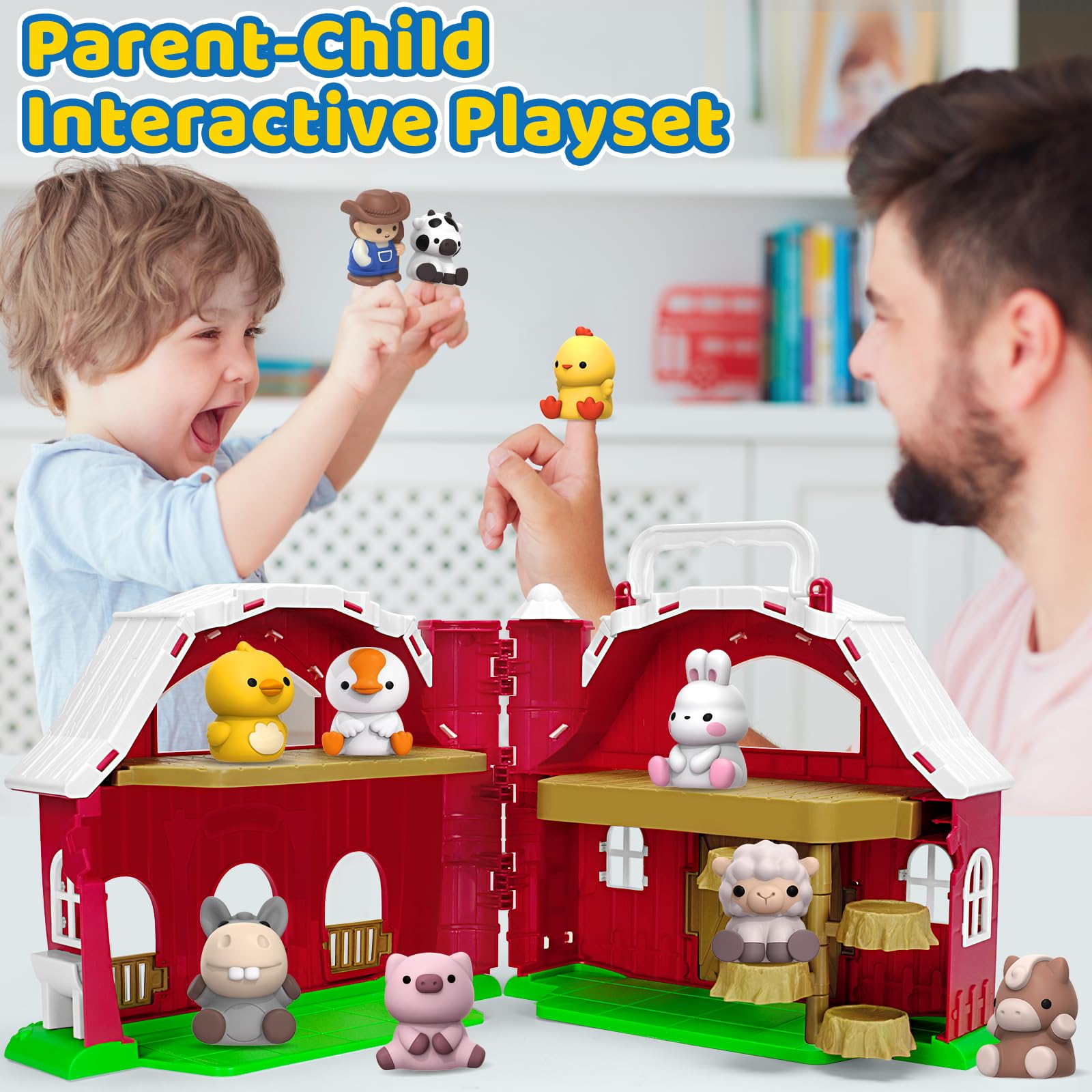 KMUYSL chick figure image: adds farm variety for early learning