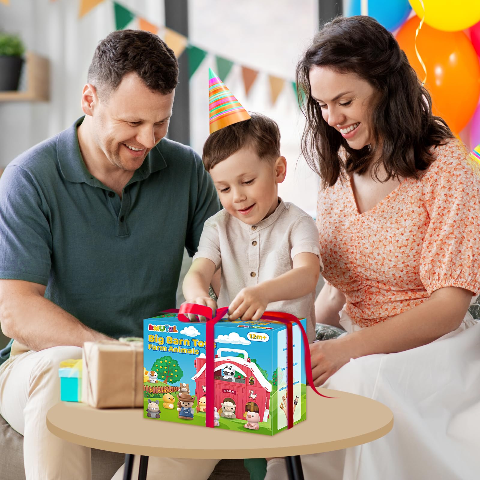 KMUYSL donkey figure image: supports diverse play scenarios on the farm