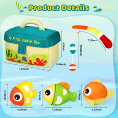KMUYSL second fish squeaker toy promotes grip practice and baby engagement.