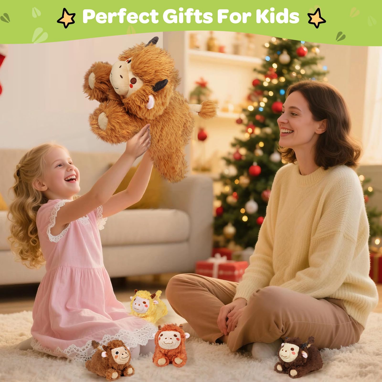 KMUYSL Highland Cow gift-ready box perfect for birthdays