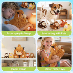 KMUYSL Highland Cow lightweight, travel-ready companion