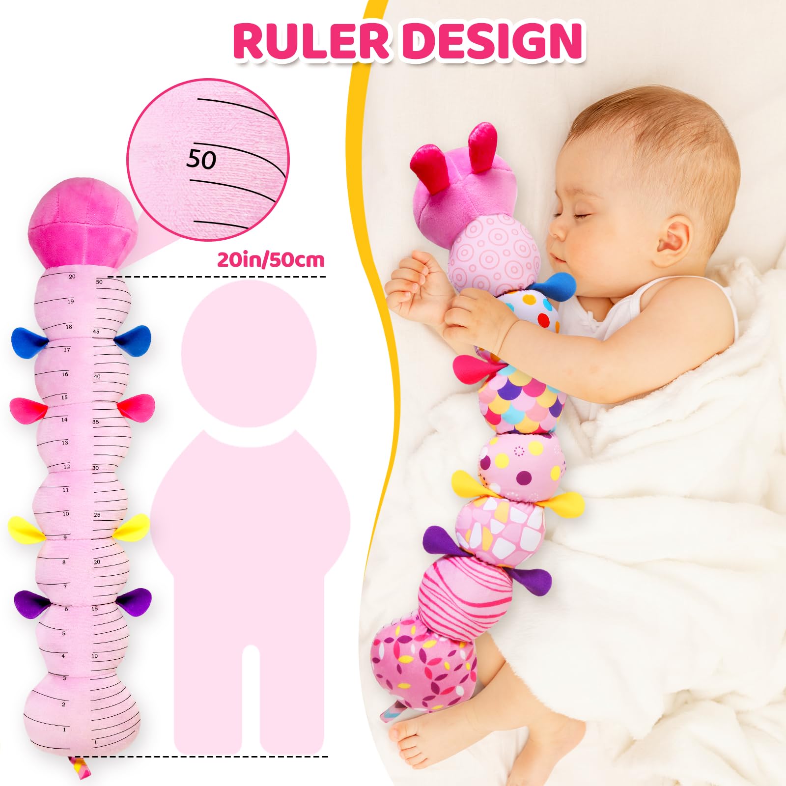 KMUYSL plush toy demonstrates lullaby button activation for soothing moments.