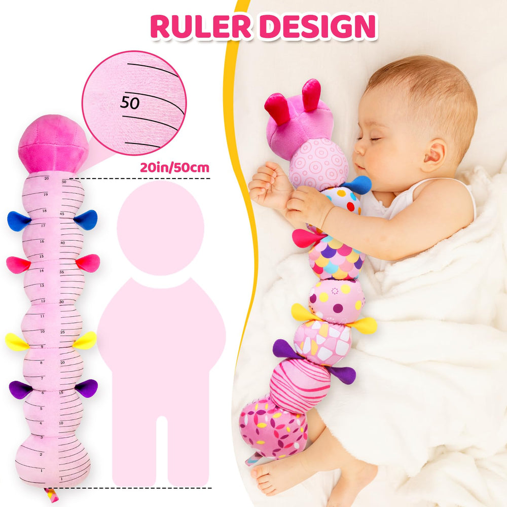 KMUYSL plush toy demonstrates lullaby button activation for soothing moments.