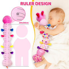 KMUYSL plush toy demonstrates lullaby button activation for soothing moments.