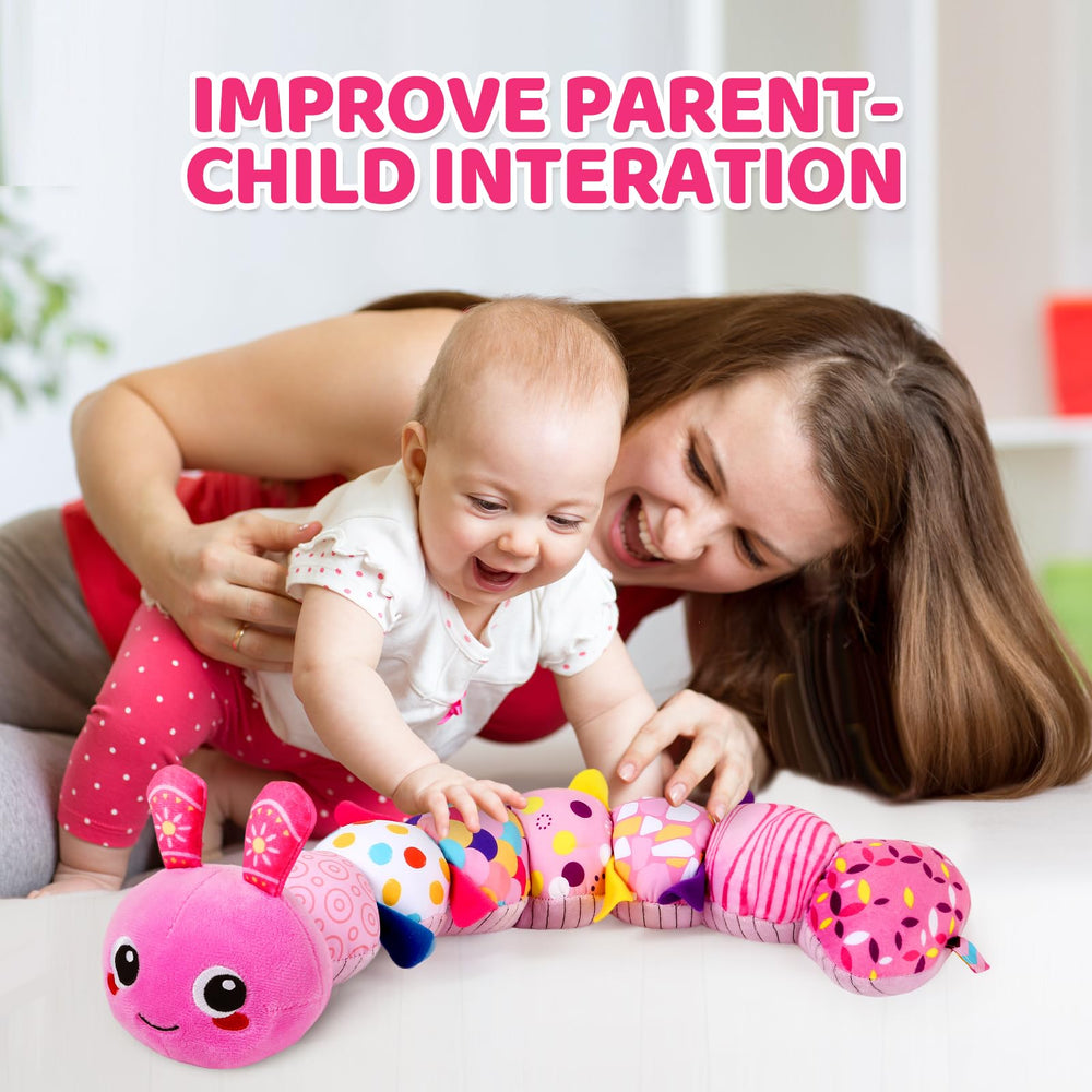 KMUYSL Montessori-inspired toy promotes visual and auditory stimulation for infants.