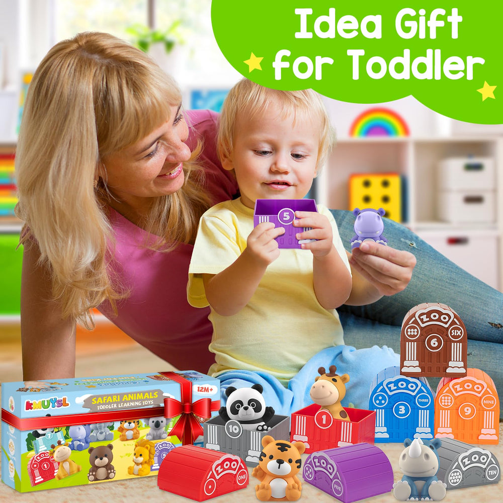 KMUYSL zoo blocks provide safe, stackable play for storytelling sessions.