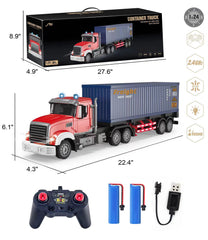 KNACKTOYZ 22-5 inch truck with trailer for kids