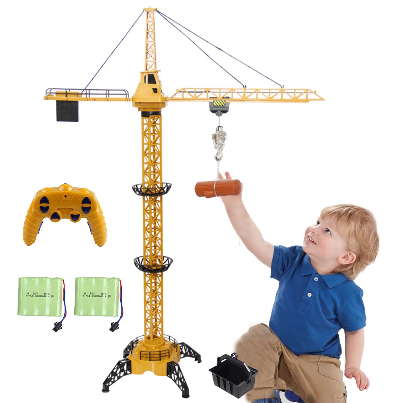 KNACKTOYZ 6-channel remote control crane toy for interactive play.