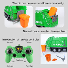 KNACKTOYZ green color garbage truck design appeals to eco-conscious kids.