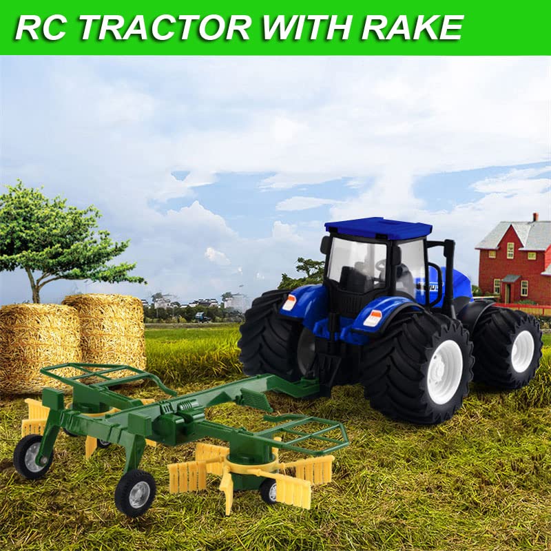KNACKTOYZ RC tractor inner cab shows a detailed control desk for immersion