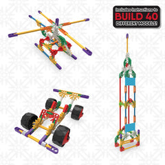 K'NEX 40-model set flat panel piece — provides structural support for stable builds.
