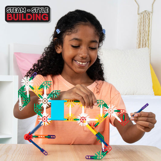 K'NEX 40-model set instruction book — step-by-step ideas for guided building.