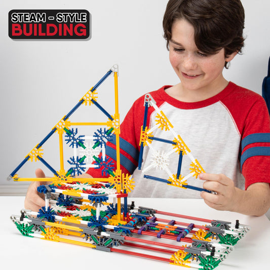 K'NEX 70-model building set movable parts enabling working vehicles and mechanisms