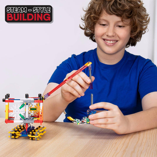 K'NEX Adventure Wheels assembly guide helps kids build confidently.