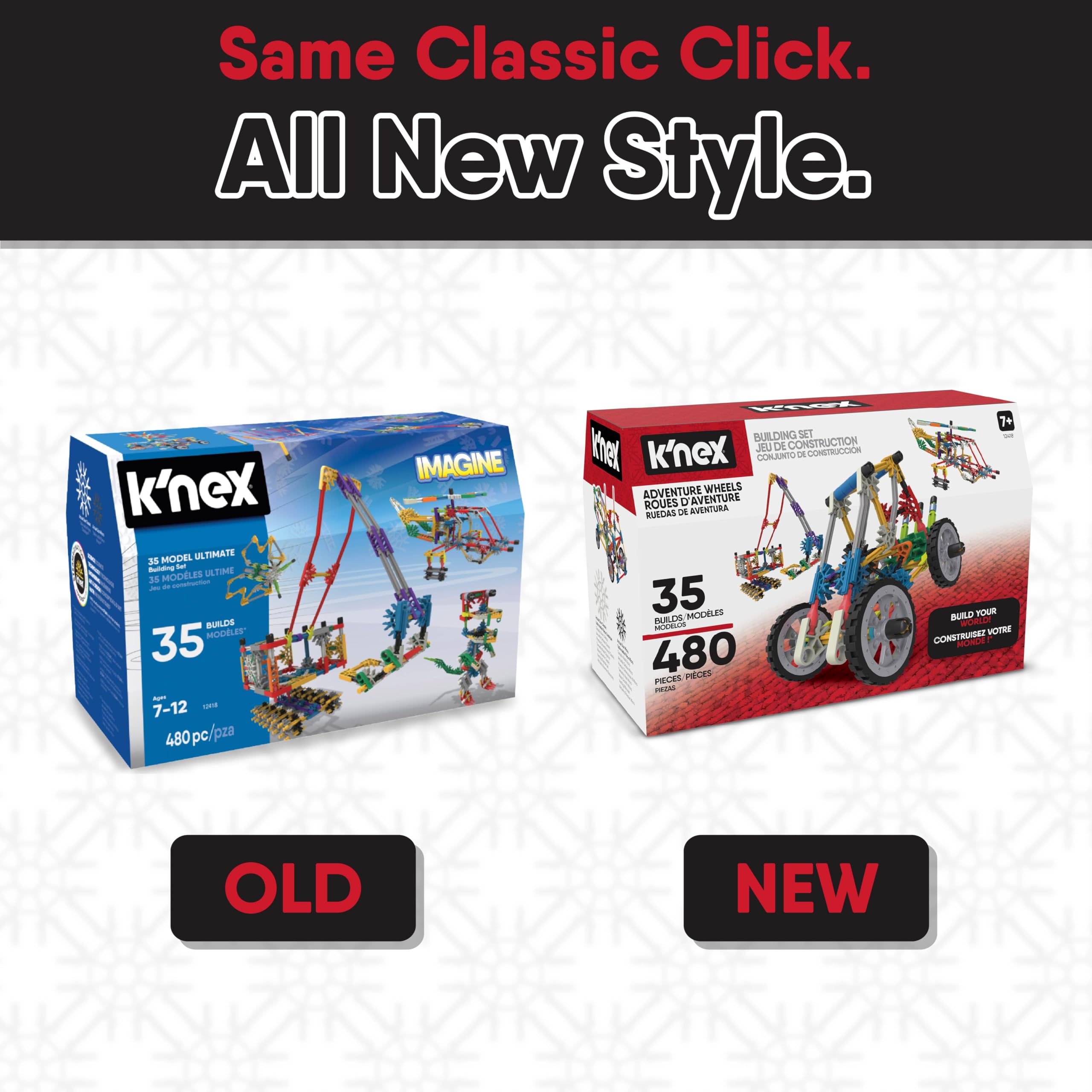 K'NEX Adventure Wheels sparks creative play for ages 7 and up.