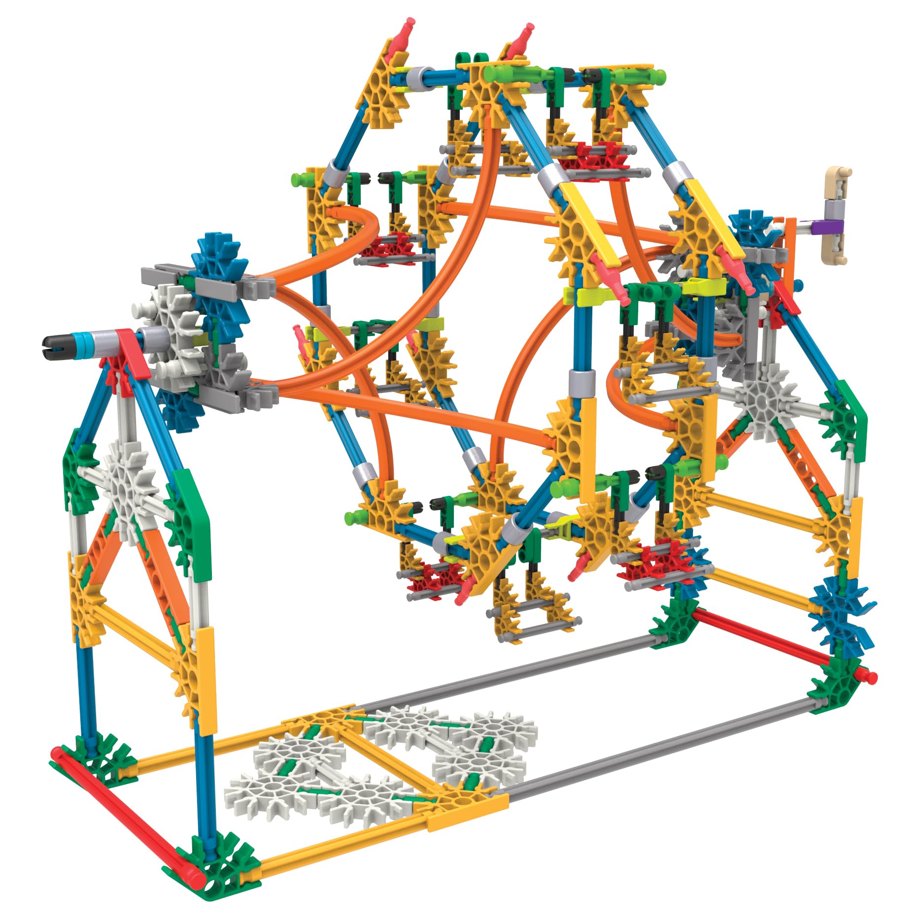 K'NEX Boom Ride model ready for teamwork and classroom challenge.