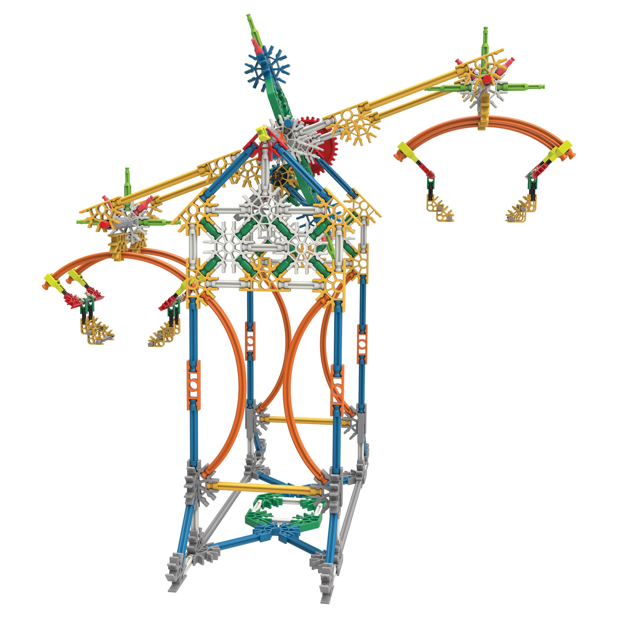 K'NEX Ferris Wheel model demonstrating multiple ride options and engineering basics.