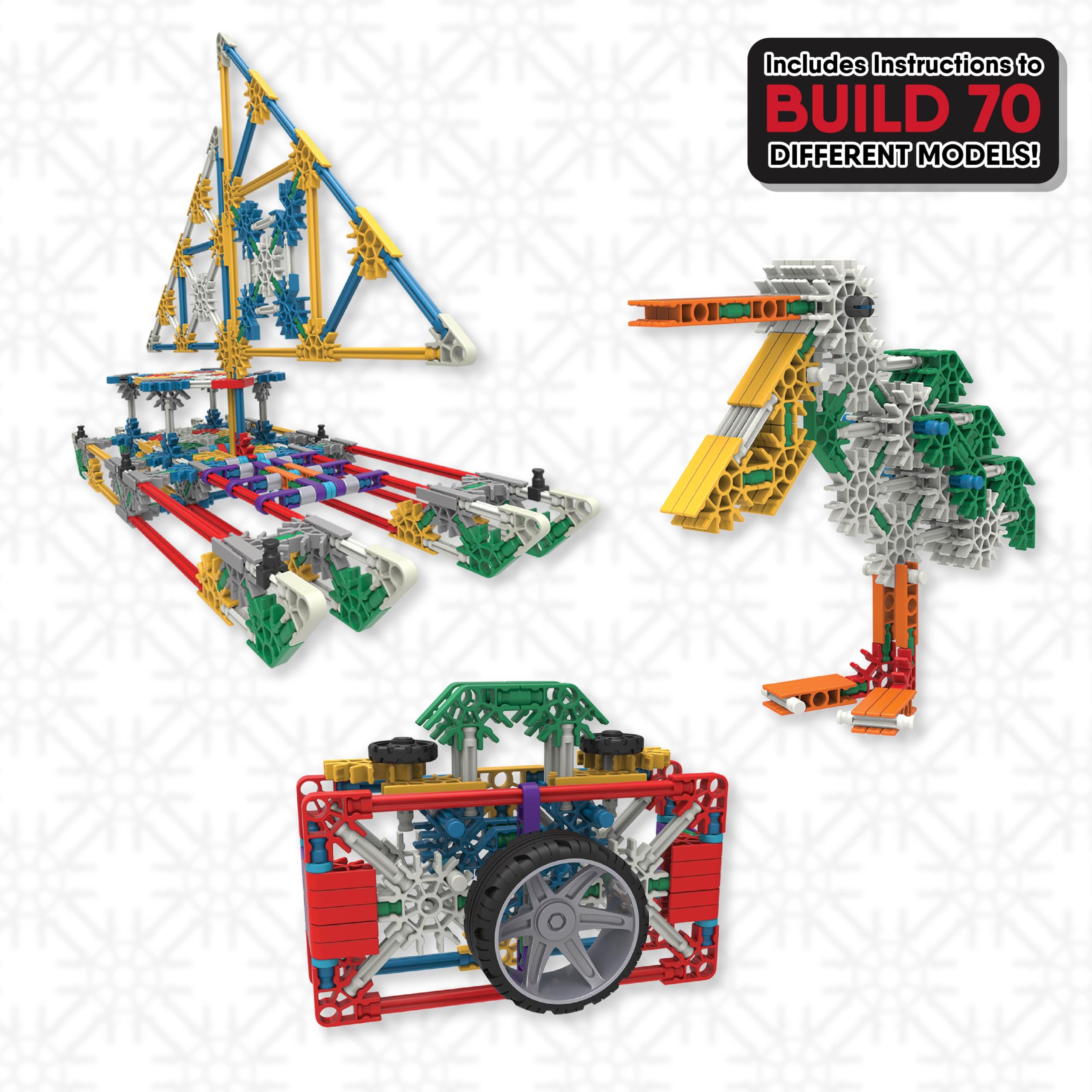 K'NEX treasure chest storage box keeps pieces organized for play