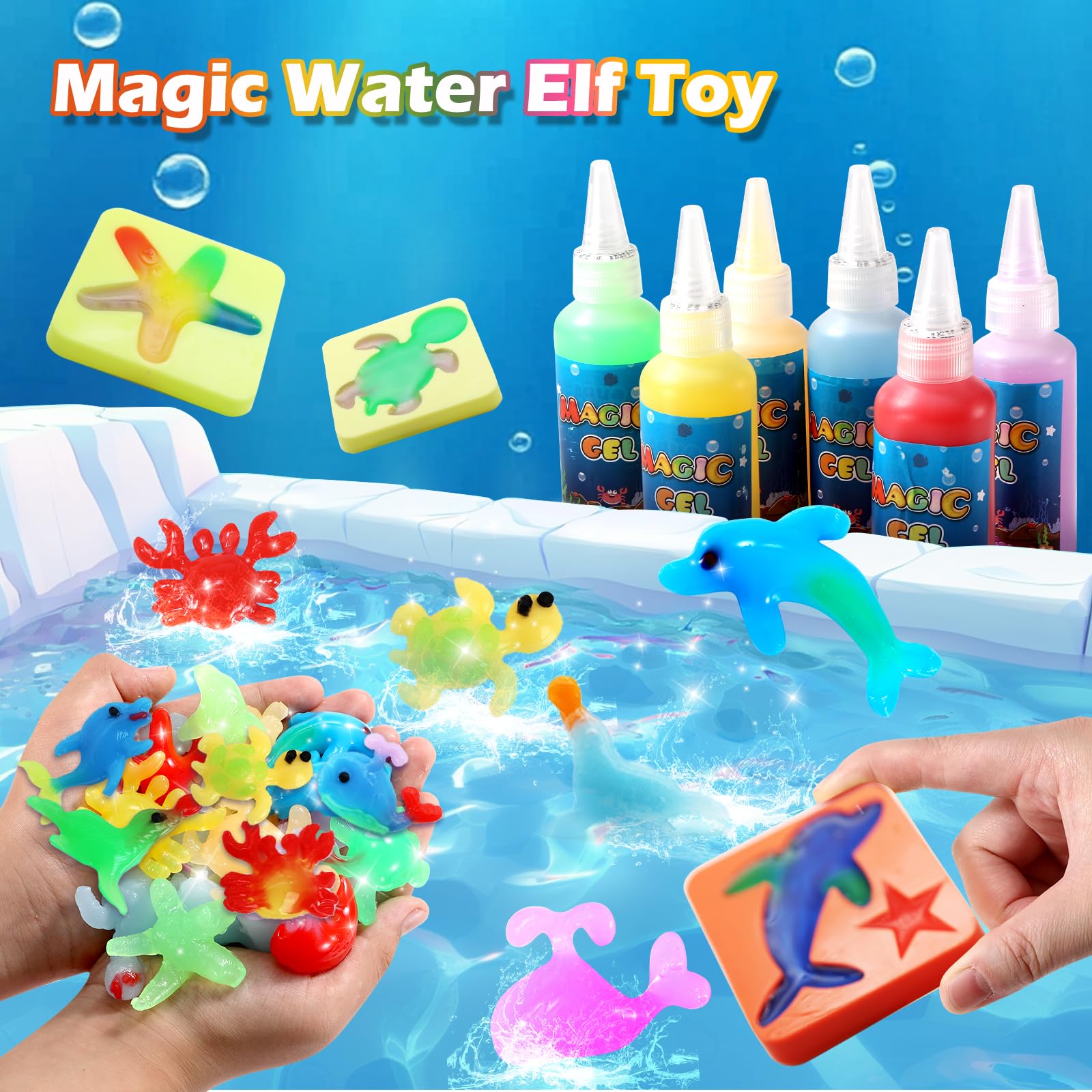 Knfdnbda Ocean Magic storage case keeps pieces organized after play
