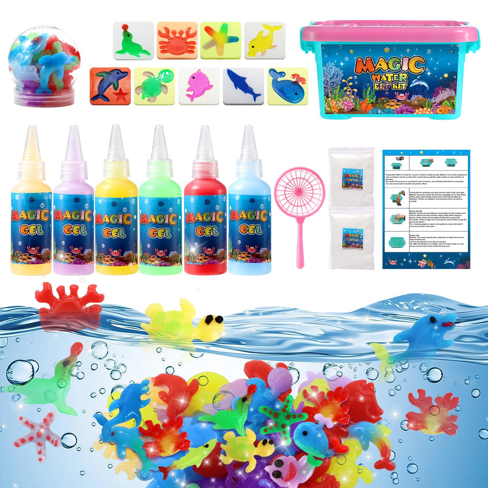 Knfdnbda Ocean Magic themed molds featuring ocean animals for creative modeling