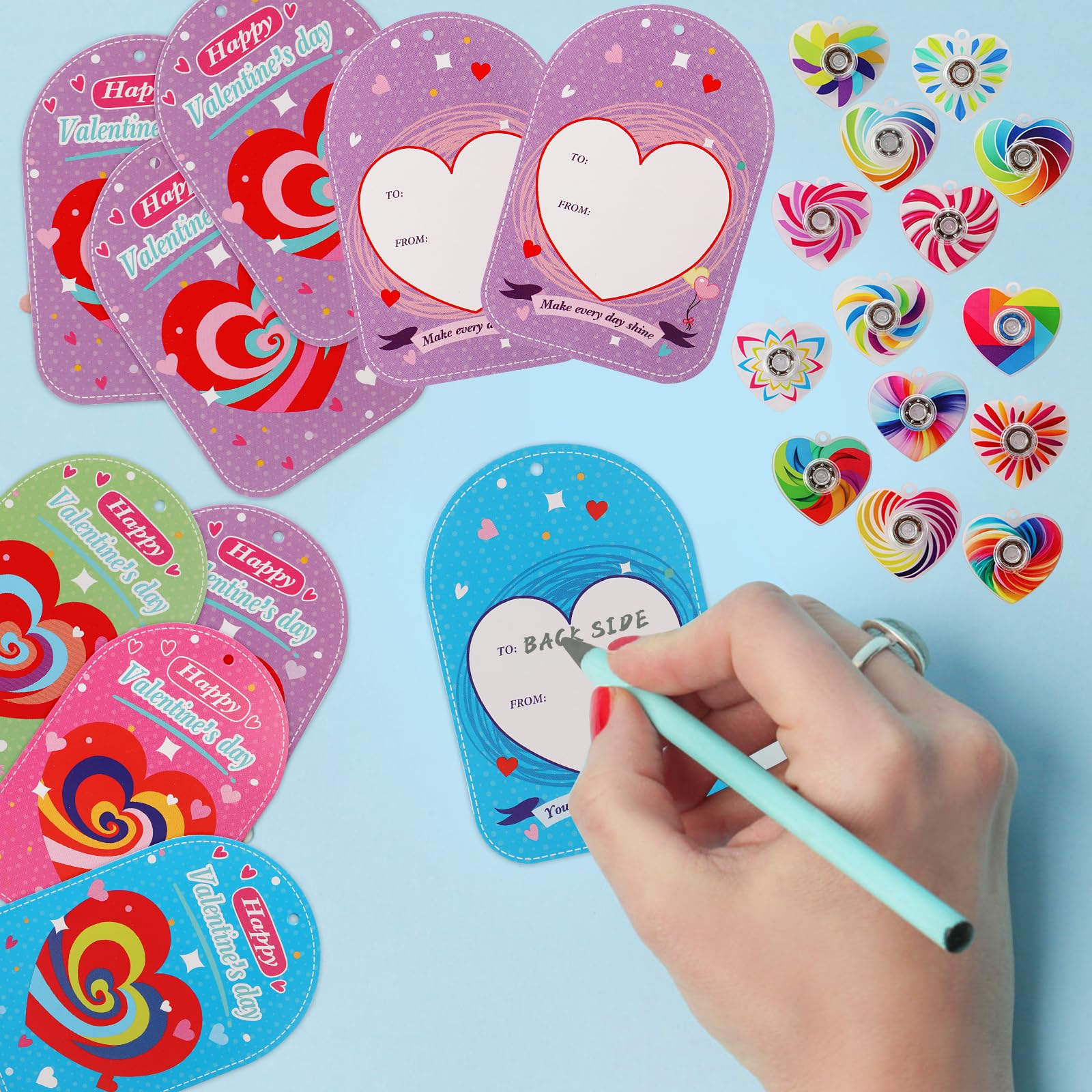 KNFINNDUU valentines day classroom use set for exchanges and rewards