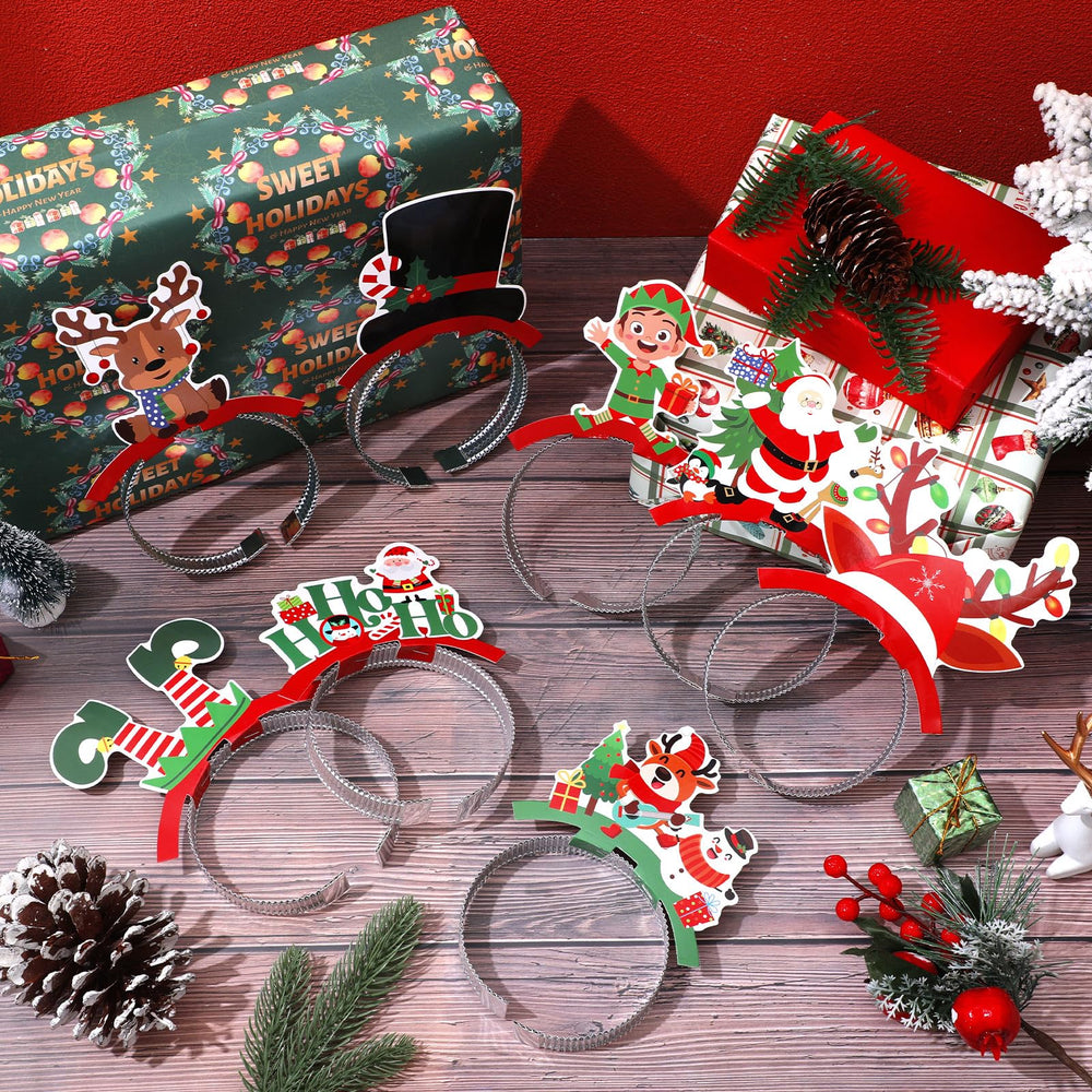 Knitgrip Christmas headbands snowman design for playful holiday events.