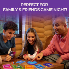 Knockout Games compact box makes travel-friendly party nights effortless.