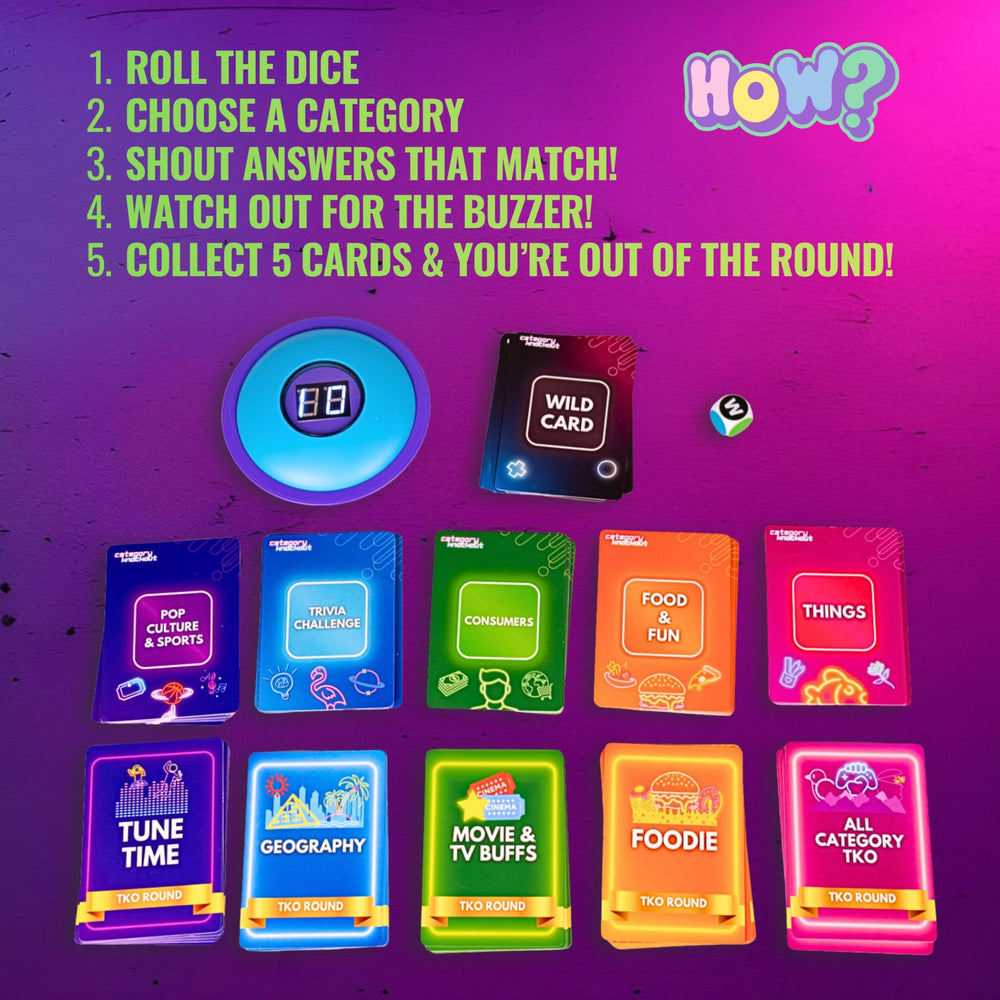 Knockout Games TKO mode cards spark knockout-style showdowns and strategic play.