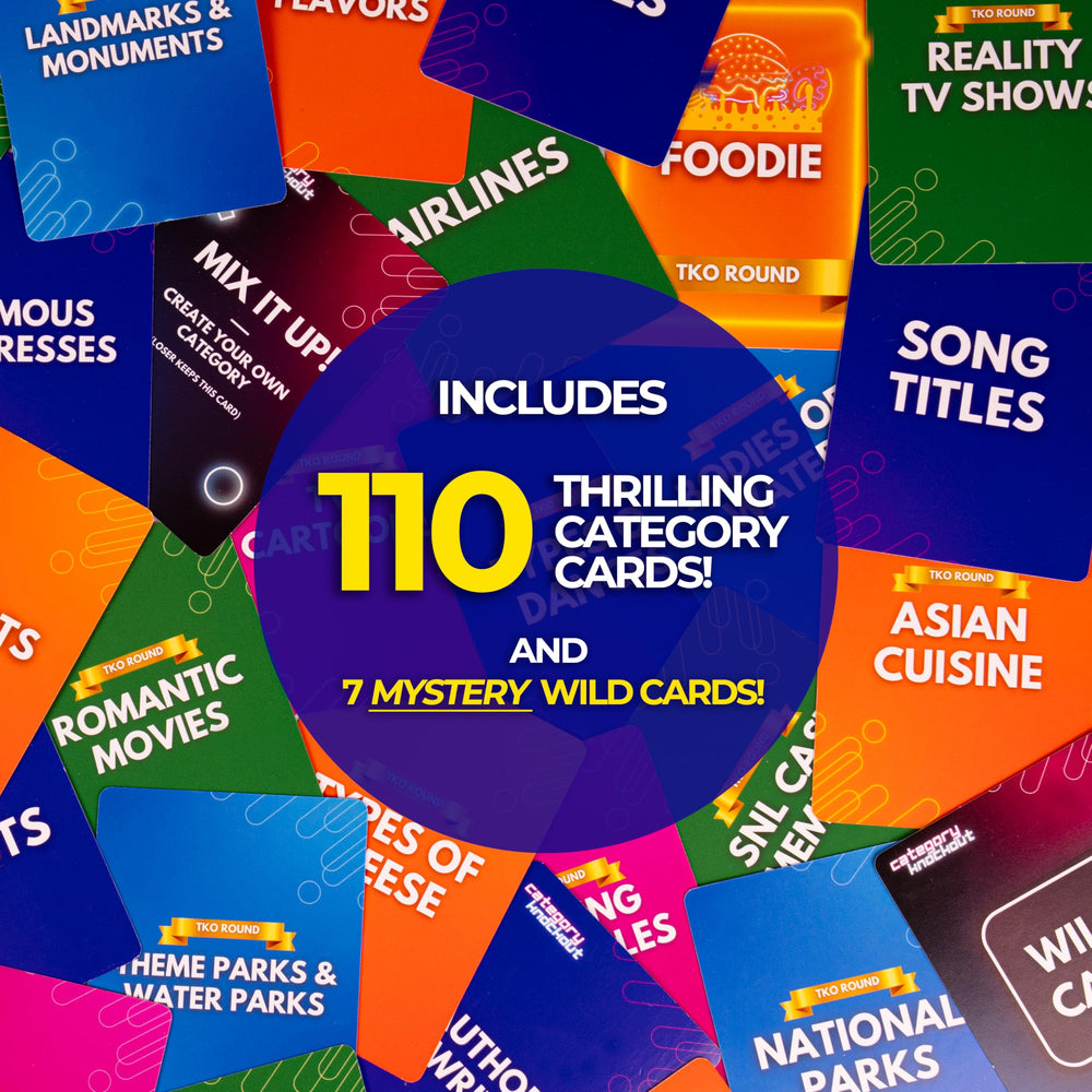 Knockout Games wild rounds card adds unexpected twists to keep players surprised.