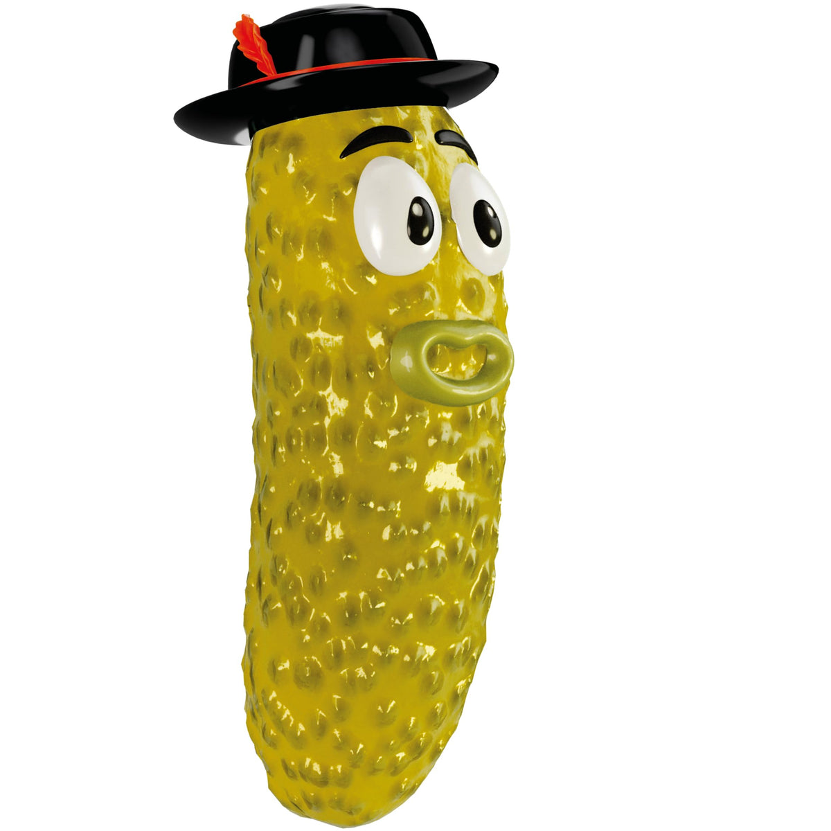 KNUCKLHEAD Yodeling Pickle press button for instant humor at parties.