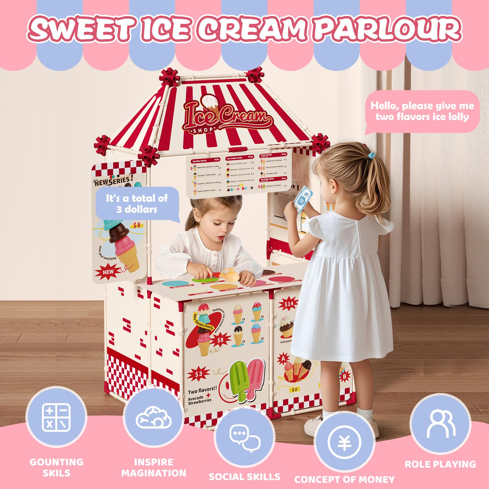 KOALA DIARY kit play set ready for a cozy mini storefront setup.
