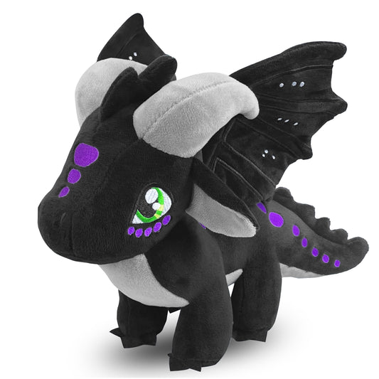 Kobataro Wings dragon plush with embroidered eyes for cozy bedtime cuddles
