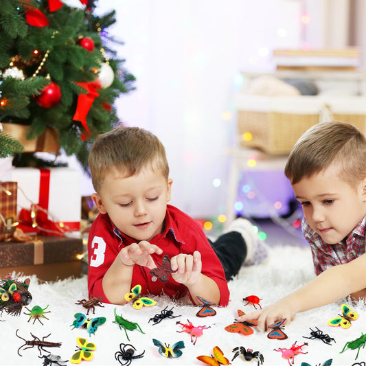 Kockuu fake bug set centipede toy for STEM learning and play