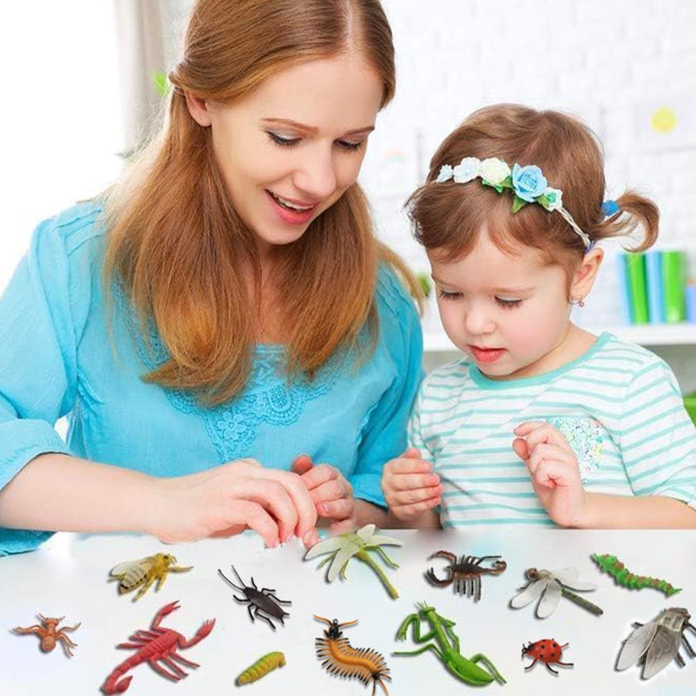 Kockuu fake bug set fly toy for educational storytelling and party favors