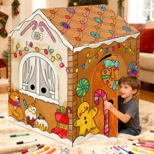 Kockuu Gingerbread House assembly manual guides quick setup