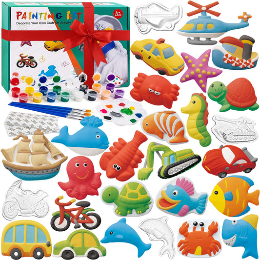 KODATEK 80-piece art kit complete set with figures and paints sparks imaginative art sessions.