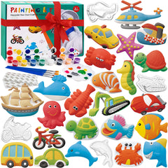 KODATEK 80-piece art kit complete set with figures and paints sparks imaginative art sessions.
