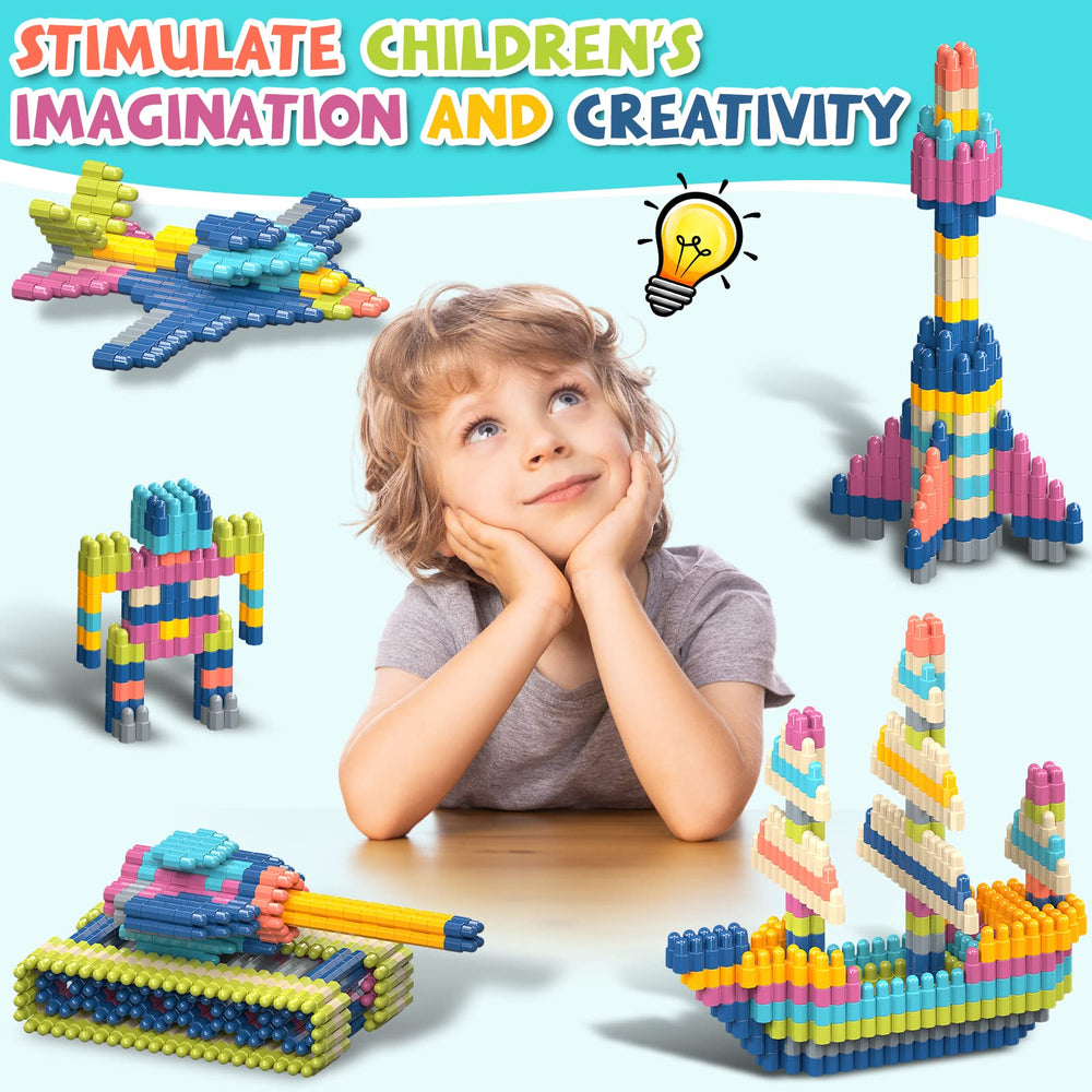 KODATEK 961 Pcs classroom and home use for teamwork and spatial thinking