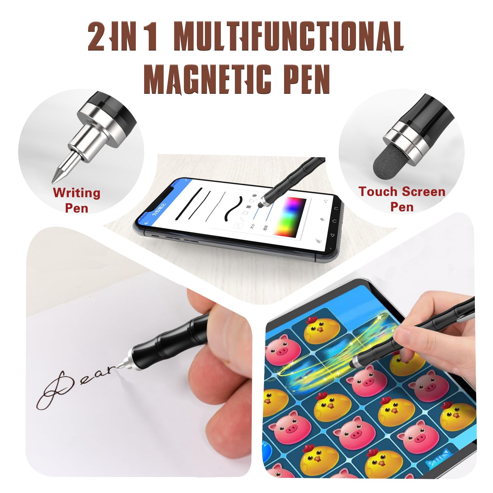 KODATEK magnetic fidget pen transformed into sword shape, sparking imagination.