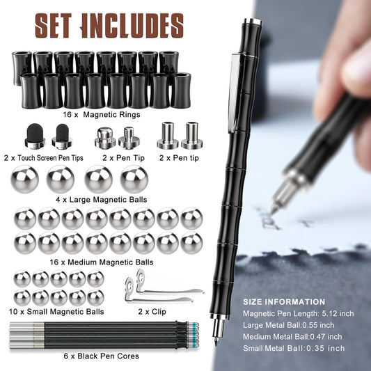 KODATEK magnetic fidget pen rotating to a new shape, ideal for quick focus breaks.