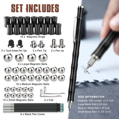 KODATEK magnetic fidget pen rotating to a new shape, ideal for quick focus breaks.