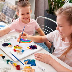 KODATEK plaster figurines ready-to-paint set invites creativity and fine motor practice.