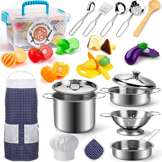 KODATEK Play Kitchen colander for imaginative pretend cooking and rinsing