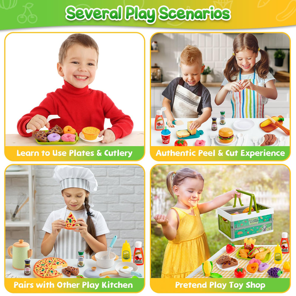 KODATEK burgers-desserts playset invites story-driven pretend dining and sharing