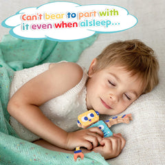 KODATEK wooden snap-together kids-play setup promotes cooperative learning and sharing.