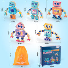 KODATEK wooden snap-together leg supports versatile robot designs and stability.