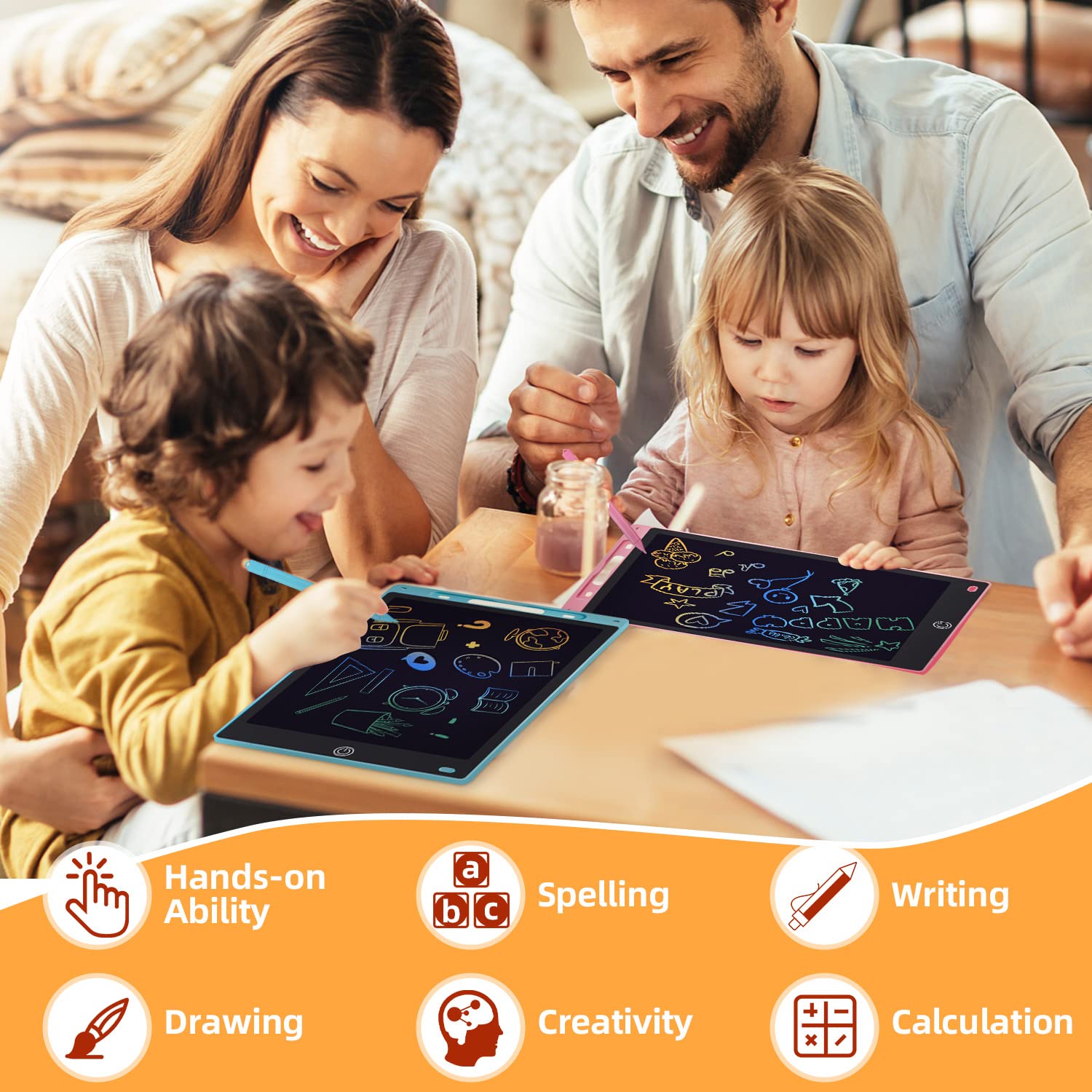 Kogabanny LCD Writing Tablet with a user-friendly stylus for smooth scribbling sessions.