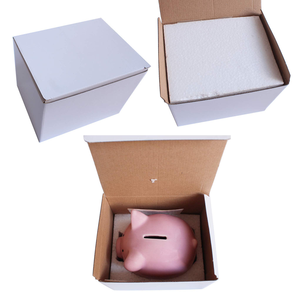 KOHIENWO Pink Piggy Bank nursery decor adds a charming touch to a kid's room.